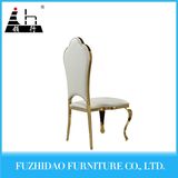 Home Furniture Metal Dining Chair with Stainless Steel Legs