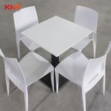 Modern Furniture Marble Top Square Kfc Dining Table