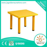 Children's Furniture of Squrare Plastic Table with Different Colors