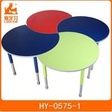 Colorful Kindergarten Furniture&Adjustable Wooden Desk