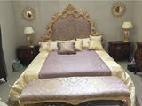 Middle East Style Hotel Luxury Antique 5 Star Room/European Style Kingsize Bedroom Furniture/Classic (NPHB-1204)