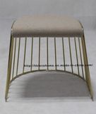 Dining Restaurant Stackable Gold Light Gray Wire Dining Bar Stools
