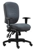Ergonomic Computer Office Foam Chair Modern Fabric Swivel Chair with Arms
