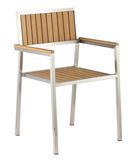 Poly Wood 304# Stainless Steel Garden Dining Chair