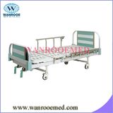 Bam202 Aluminum Alloy Two Crank Medical Manual Bed with Table