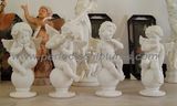 Stone Marble Carving Cherub Sculpture Angel Statue (SY-X0156)