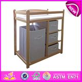2015 New and Popular Baby Changing Table, Wooden Baby Changing Station, Best Seller Baby Changing Table W08c085