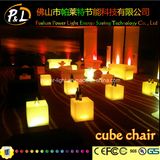 LED Furniture Colorful Lighting Square Chair