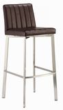 Stainless Steel Fixed Bar Stool Design