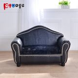 PVC Pet Sofa Wood Pet Product High End Dog Bed