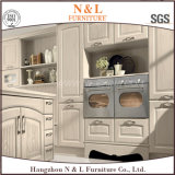 N&L Home Furniture White Color Shaker Solid Wood Kitchen Cabinet