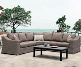 Weaving Wicker Outdoor Home Hotel Office Garden Hobart Lounge Outdoor Sofa (J680-POL)