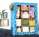 Flexible/Stong/ Oxford Fabric Shoe Cabinet Folding Wardrobe
