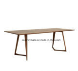 Modern Design Wooden Twist Square Dining Room Table