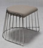 Replica Restaurant Stackable Chrome Light Gray Wire Dining Bar Stools