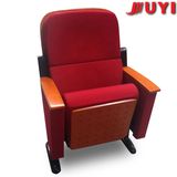 China Supplier Fire Proof Fabric Cover Steel Legs Upgrade Lecture Audience Collapsible Backrest Auditorium Chair