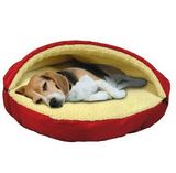 Pet Line Parade Cave Bed for Dogs and Cats, 25-Inches