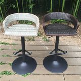 Modern Outdoor Swivel Dining Garden Patio Rattan Bar Stool (FS-R002+FS-R003)