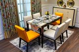 Mahogany Solid Dining Set for Dining Room (BM1-D)