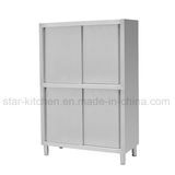 C02-B05 Stainless Steel Storage Cabinets with Four Slider Door