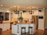 Plastic PVC Door Laminate Kitchen Cabinet