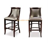 (CL-4402) Antique Hotel Lounge Furniture with Wooden Counter Bar Stool