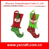 Christmas Decoration (ZY14Y489-1-2) Christmas Elf Stocking Craft Items