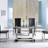 Modern Style Stainless Steel Dinner Table