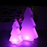 Christmas Decoration Plastic Color Changing Illumianted LED Christmas Tree