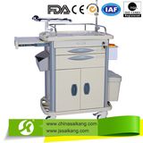 Hospital Furniture Cheap Medical ABS Device Nursing Trolley