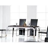 Marble Dinner Table Top for Stainless Steel Leg