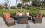 Outdoor Furniture 10mm Half Moon Curve Flat Wicker and 5mm Round Wicker