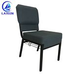 Stackable Wholesale Metal Durable Linked Steel Church Chair
