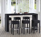 Wholesale Water-Proof Rattan Bar Furniture Set (IF-1005)