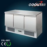 Commercial Saladette Cabinet with Three Doors