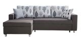 Multi-Functional Sectional Fabric Sofa Bed Set with Storage