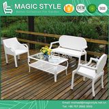 Simple Patio Sofa Set Rattan Sofa Set Synthetic Wicker Sofa Set (Magic Style)