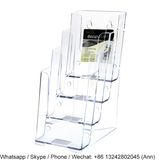 4-Tiered Acrylic Brochure Holder