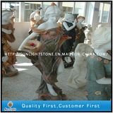 White, Yellow, Black Stone Carving and Sculpture