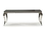 Elegant Europe French Stainless Steeel Metal Modern Louis Table Dining Room Furniture