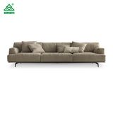 Customized Metal Base Comfortable Wooden Sofa Designs for Living Room