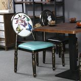 Retro Restaurant Elegant Iron Leisure Furniture Chair