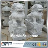 Handcarved Sculpture--Lion Sculpture for Landscape and Garden Decoration