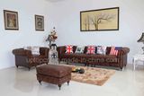 Hotel Lobby Leather Restaurant Furniture for Living Room (SP-KS377)