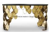 Modern Home Decorative Antique Gold Color Console/Hallway Table