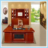 Large Executive Office Arc Shaped Luxury Wooden Boss Table
