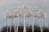 Impressionism Aluminum Base Acrylic Reproduction Oil Painting for Trees