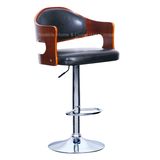 Walnut Veneered Plywood Barstool