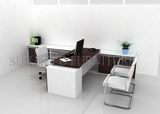 Wholesale Wooden Office Bank Consultation Manager Desk with Return (SZ-WS527)