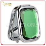 Promotional Gift Shiny Crystal Folding Metal Pocket Mirror